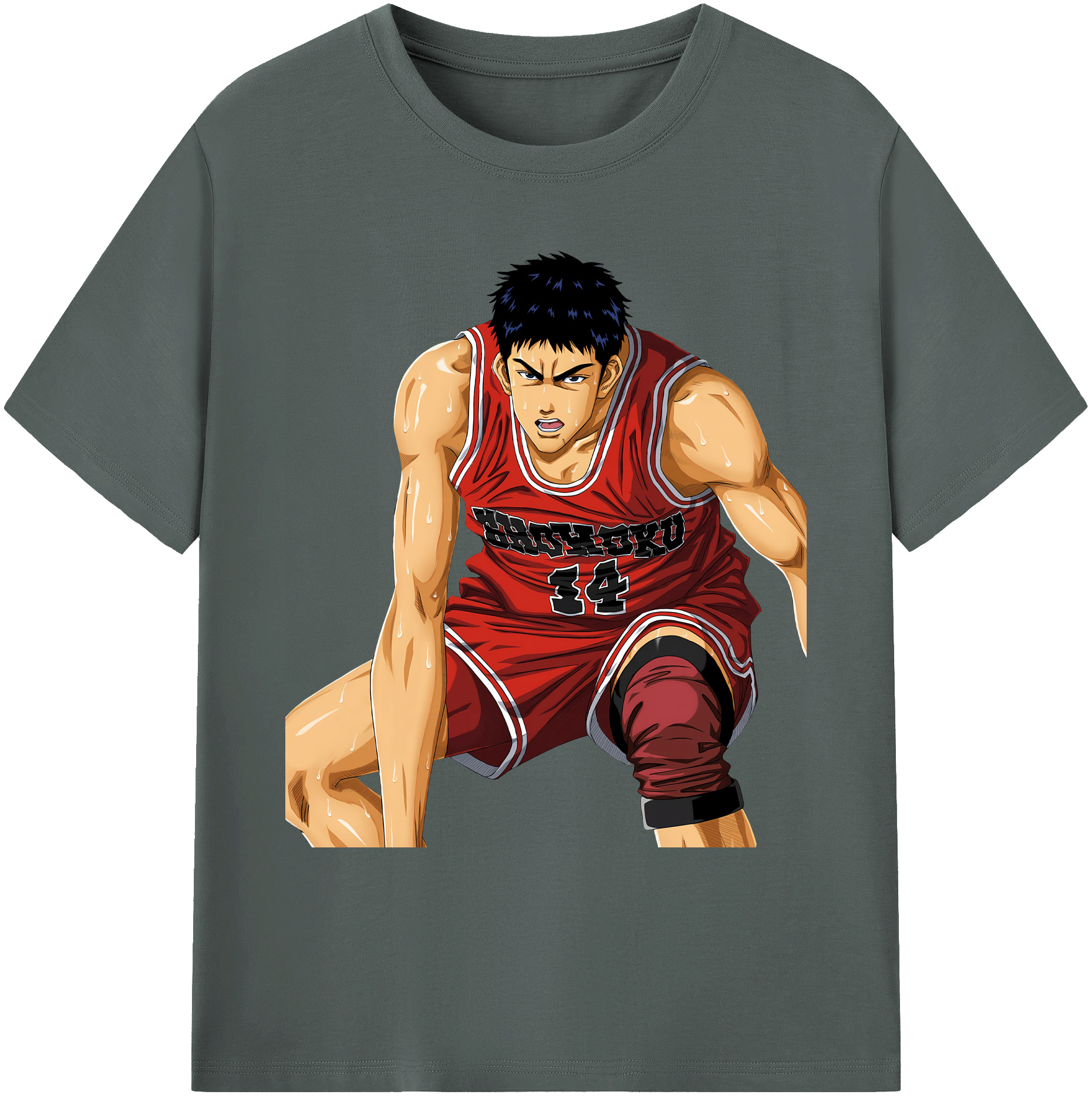 （画像用） SLAM DUNK／スラムダンク 綿100％ メンズ半袖Tシャツ｜肌触りやわらか＆通気性